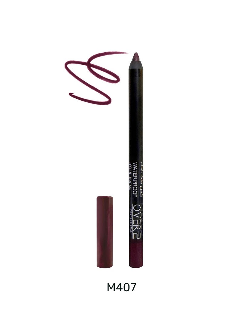MAKE OVER 22 Kohl Waterproof Kajal M407 - Image 1